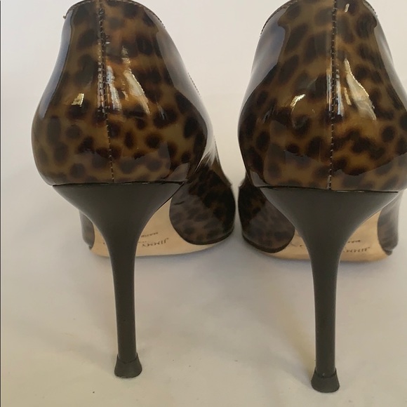 Jimmy Choo leopard print patent pumps - Picture 6 of 8